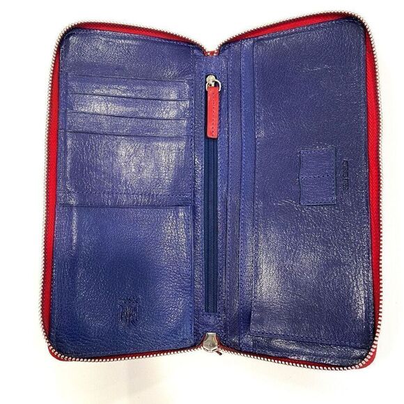 TUSK The Siam Zip Travel Portfolio Wallet Wristlet - Picture 6 of 12